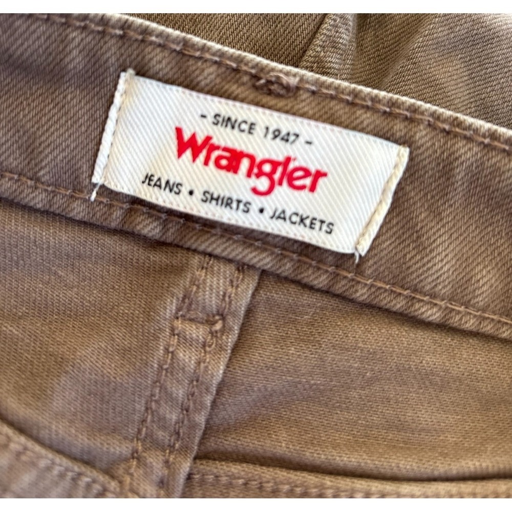 Wrangler Jeans 12 X 31 Brown High Rise Fierce Flare Denim Rodeo cowgirl Retro - Picture 11 of 16